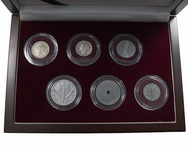 Rare WWII D-Day 75th Anniversary Collection (6 Coin Boxed Set) COA