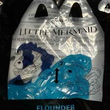 2023 McDonalds Disney the Litlle Mermaid 4 Flounder Happy Meal Toy New