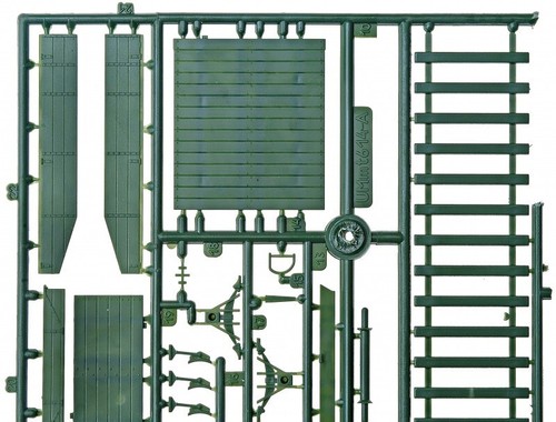 UMT 672 Kunststoff Modellbausatz Maßstab 1:72 Panzerzug Tod den deutschen Invasoren - Bild 5 von 21