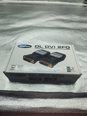 Gefen EXT-DVI-FM2500 Dual Link DVI Fiber Optic Extender (Dongle Modules)