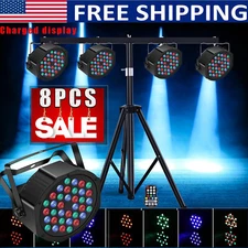 108W 36LED Par Light DMX RGB DJ Light Stage Lighting Remote Disco Party Wedding