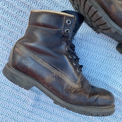 VINTAGE Timberland Boots Mens Size Brown 2830326