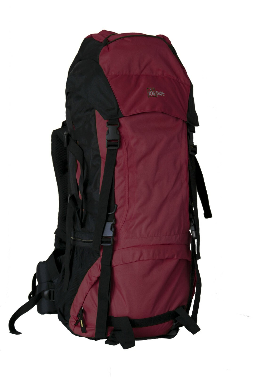 70L Burgundy Hiking Backpack – Lightweight & Spacious for Outdoor Adventures-image
