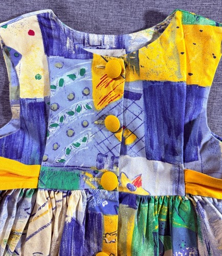 PJ Lindberg Girl's Summer Sundress Size 8 Made in USA - Picture 3 of 7