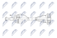 NTY Antriebswelle NPW-AU-088 FüR Audi MERCEDES-BENZ Seat VW