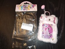 MY LITTLE PONY PLUSH KEYCHAIN ID CARD HOLDER - BRAND NEW - AS SEEN