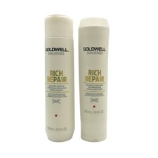 Goldwell DualSenses Rich Repair Restoring Shampoo Conditioner 10.1 oz Duo