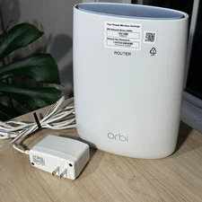 Netgear Orbi RBR50v2 Router AC3000 Tri-Band Wi-Fi Wireless | Power cord TESTED