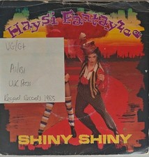 Haysi Fantayzee Shiny Shiny Vinyl Record 7" VG/G+ RG 106 1983