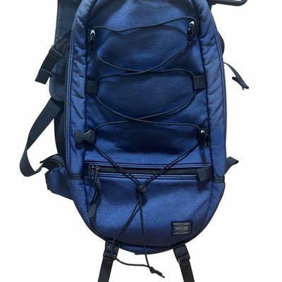 PORTER Navy Rucksack Backpack Strap Code Japan Used