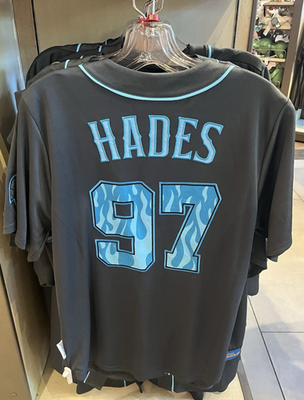 Disney 2025 Disneyland Villains Hades Baseball Jersey XS S M L XL