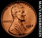 1952 Lincoln Wheat Cent- Red Choice Gem Brilliant Uncirculated Luster #i3615
