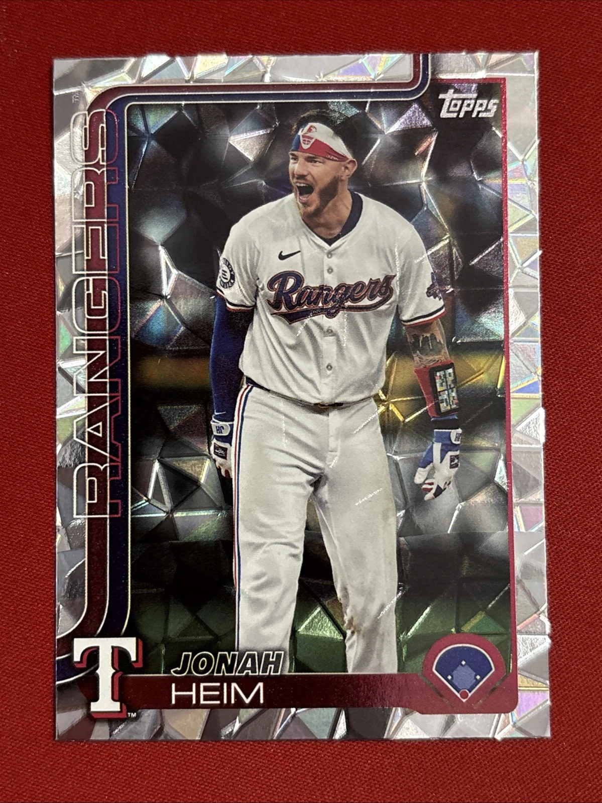 Jonah Heim 2025 Topps Series 1 Diamante #51 Texas Rangers