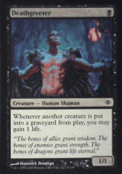 Deathgreeter - Shards of Alara: #71, Magic: The Gathering Nm C282