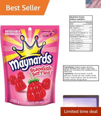Swedish Berries Gummies 355g - Authentic Fruit Flavor, Allergen-Free Delight