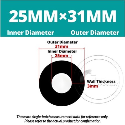 Black Silicone Tube Hose ID 0.5mm-60mm × OD 1mm-68mm Soft Rubber Pipe