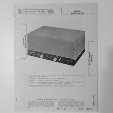 Knight Model KN-1515 AC 2 Channel Audio Amplifier - SAMS Photofact   1958 New