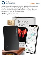 Spotminders Tracking Card New in box (Apple Devices)