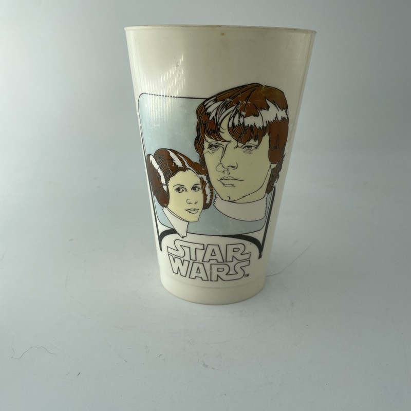 Plastic Vintage 1977 Star Wars IV Coca-Cola Promotional Cup Luke Skywalker B5C