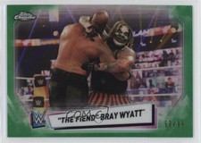 2021 Topps Chrome WWE Green Refractor 67/99 The Fiend Bray Wyatt #11 gh4