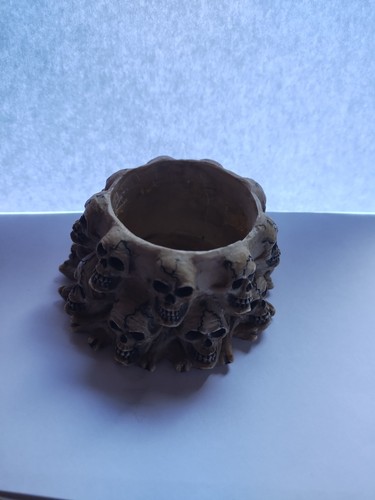 Skull Candle Stick Holder  - Picture 4 of 6
