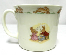 Royal Doulton 1936 Bunnykins Blowing Bubbles Vintage Fine Bone China Mug Cup