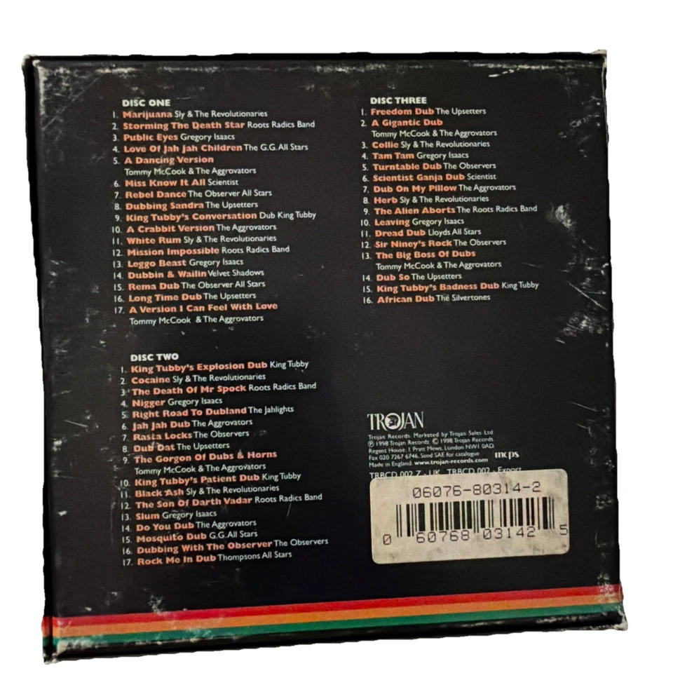The Trojan Dub 3CD Box Set Trojan Discs NM Discs Some Box Wear - Image 2 of 3
