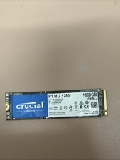 Crucial P1 1TB M.2 2280 NVMe PCIe Gen3 x4 Internal SSD CT1000P1SSD8 96% Health