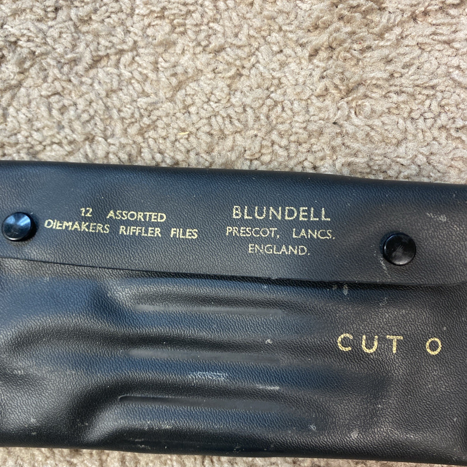 Machinist Tool BLUNDELL 12 Assorted Diemaker, Riffler Files Cut 0- England