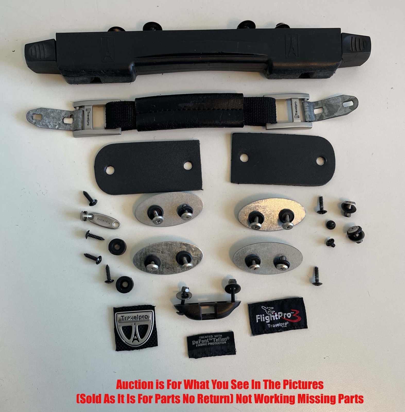 Grip Pull Hold Handle Parts Zipper Logo Stud Feet