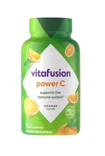 Vitafusion Power C Immune Support Gummies Natural Orange Flavor 63ct