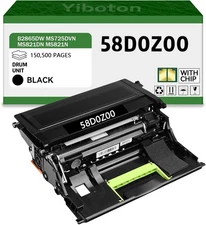 58D0Z00 Black Imaging Drum for Lexmark B2865dw MS821dn MS823dn MS825dn MX826ade