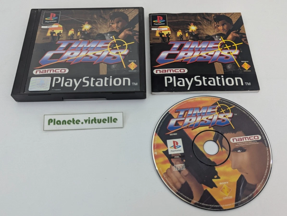 Jeu PS1 Time Crisis Project Titan - PAL - Bon état - Avec Boîte Et Notice