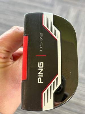 PING DS 72 34'' putter with head cover used SuperStroke grip