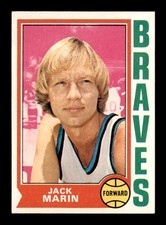 1974 Topps #26 Jack Marin   NM/NM+ X3694076