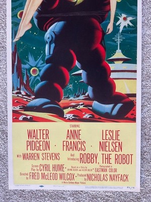 Original Vintage “Forbidden Planet” (1956) Science Fiction Film Original Vintage “Forbidden Planet” (1956) Science Fiction Film