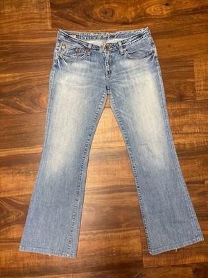 BIG STAR Casey Women s Bootcut Light Wash Blue Denim Jeans Cotton size 5-Pocket