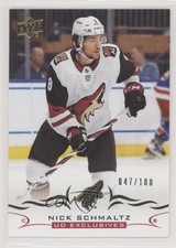 2018 SP Authentic Upper Deck Update UD Exclusives 47/100 Nick Schmaltz #503 a3q