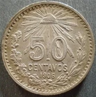 1906 Mexico 50 Centavos Silver — photo from another recent sale