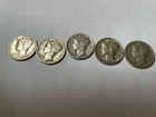 DIMES USA SILVER DIMES 1941 T0 1945!