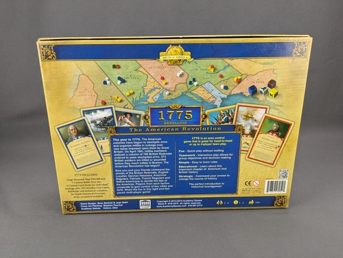 1775 Rebellion The American Revolution Board Game 2013 Academy Games COMPLETE - Picture 7 of 9