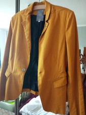 G-Star Women Damen Blazer Baumwolle Gelb Kurz...