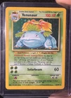 Venusaur Holo Rare 15/102 Base Set 1999-2000 Wizards Pokémon Card LP