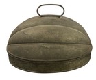 Vintage Tin Pudding Mold Melon Shaped — photo 1