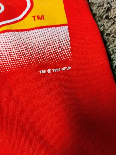 CAMICIA SALEM SPORTSWEAR VINTAGE KANSAS CITY KC CHIEFS ROSSA TAYLOR SWIFT NFL - XL - Foto 2 di 7