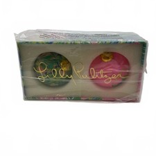 Lilly Pulitzer Pink Green Ornament Set  Synthetic Ornament OS Regular