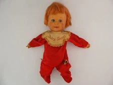 1965 Mattel WORKS! Baby Secrets Doll Whispers Talks Pull String Creepy Halloween