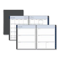 Blue Sky 100008 11 in. x 8.5 in. 2026 Weekly/Monthly Planner - Charcoal New