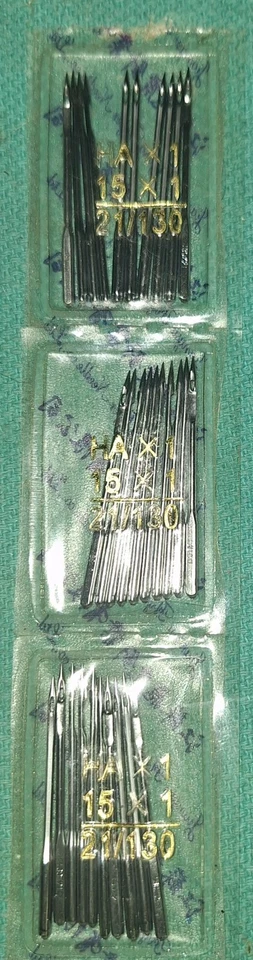 Agujas industriales para máquina de coser de cuero 130/21 Foto 2 de 4