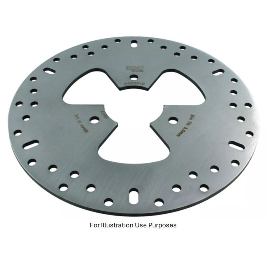EBC MX/ATV Solid Rear Brake Disc Rear for Yamaha YXZ 1000 EPS R SS 2017 - 2018